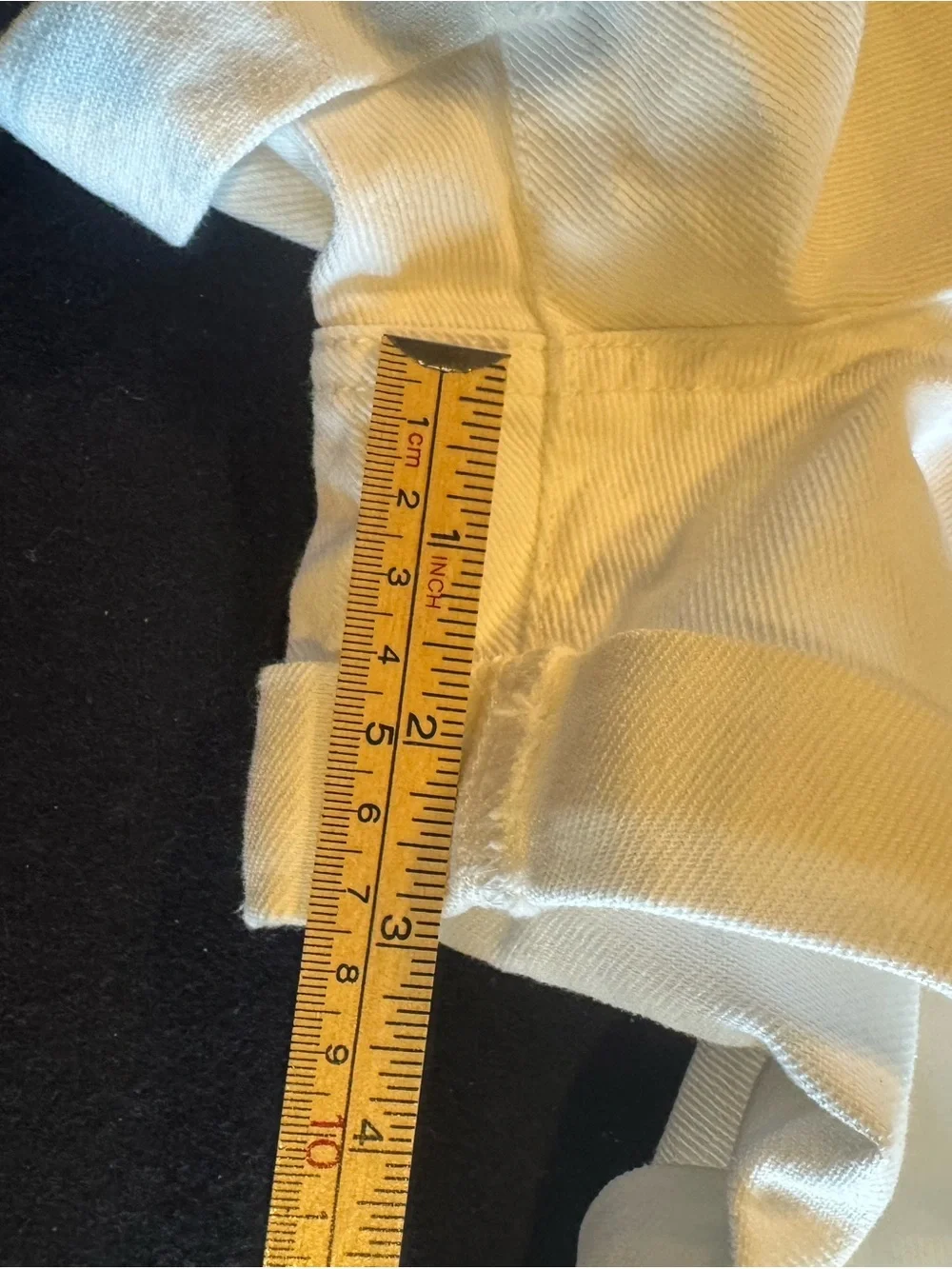 DAZE White Drawstring Denim Athletic Shorts